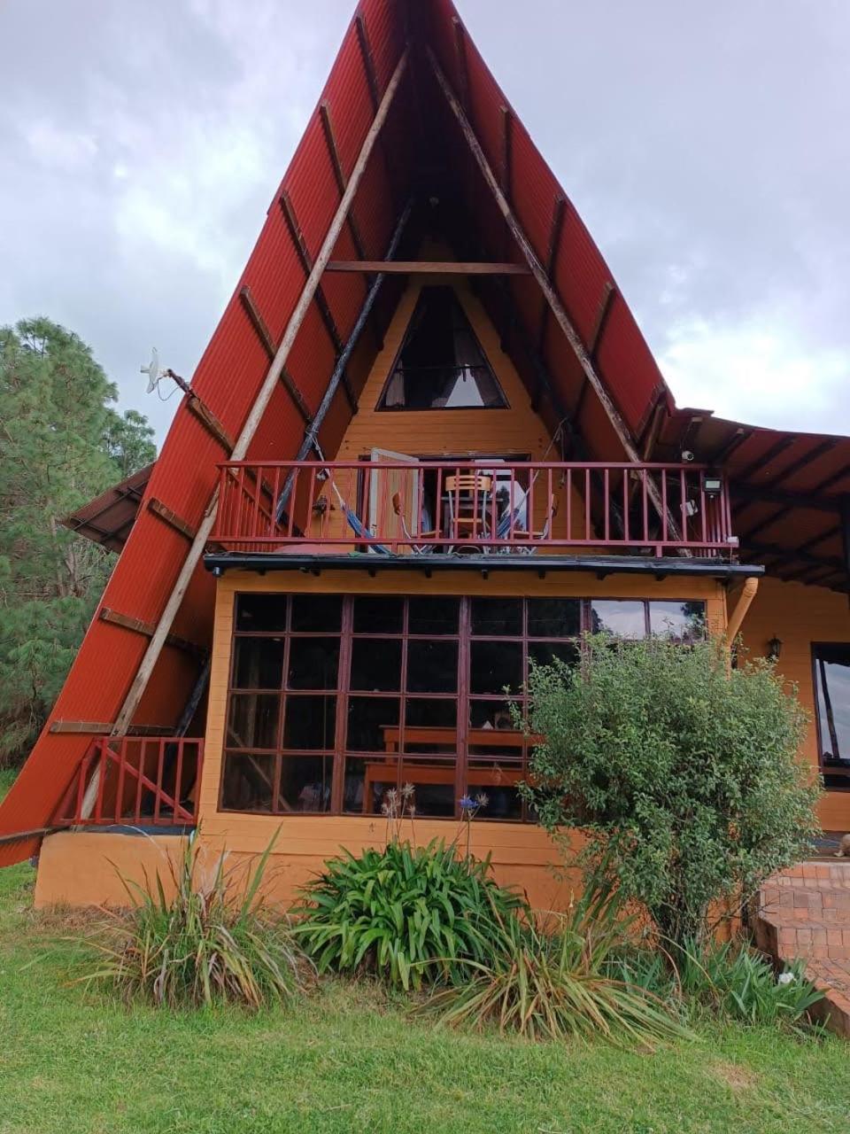Chalets Amarelo Suesca Exterior photo